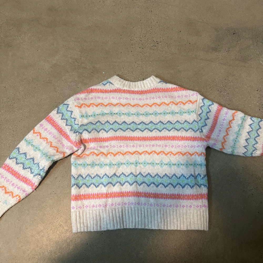 American Eagle Multi Color Pattern Sweater Size M… - image 3